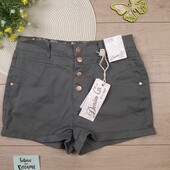 Нові жіночі стрейчеві джинсові шорти розмір l короткі denim co стрейчові