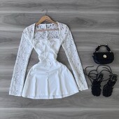 Сукня з гепюром