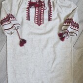 Класна сукня. Льон. Заміри в описі 7-10 років.