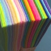 Набір фетру для дитячої творчості, 10листочків +10очок и 5носиків)