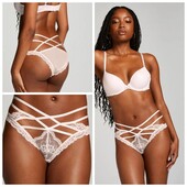 Hunkemoller! Неймовірні трендові жіночі труси, страп-панти М розмір snow white! Лот 35
