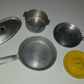 Игрушки СССР алюминиевая посуда для кухни