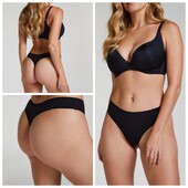 Hunkemoller! Трикотажні жіночі труси, стрінги S розмір black! Лот 52