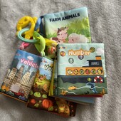 Мʼякі книжки шуршалки для малюка