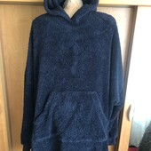 Меховушка, плюшева туника, кофта, худи, 2-3XL. в ідеалі