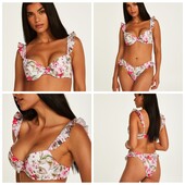 Hunkemoller! Неймовірно жіночний роздільний жіночий купальник 75Д, низ S white! Лот 16