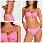 Hunkemoller! Роздільний жіночий купальник 75Е, низ М розмір hot orchid! Лот 12