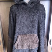 Меховушка, плюшева туника, кофта, худи, 2 XL. в ідеалі