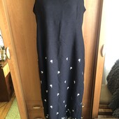 Плаття, платье, льон 55%. XL. Elizabeth. в ідеалі