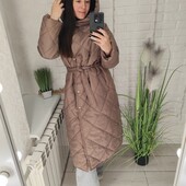 Жіноче стьобане пальто єврозима