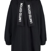 Платье толстовка оверсайз начес капюшон — BooHoo m-xxl