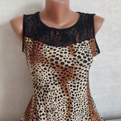 Стоп!Нарядная блуза, кофта с баской, р.XS-S