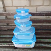 Набор контейнеров с крышками,5шт