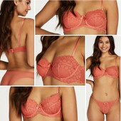 Hunkemoller! Мереживний жіночий бюстгальтер 75Е spiced coral! Лот 408