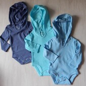 Боді з довгим рукавом hanes для хлопчика 18-24міс набір
