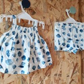 100 лотів від 20 грн! Літній комплект для дівчинки Primark на 3-6 m