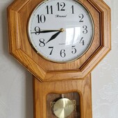 Часы настенные деревянные Quartz