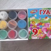 Гуаш дитяча 10 мл 9 кольорів "Колорит" Уценка