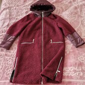 Пальто бордовое, тренч, демисезон, р. M-L-XL