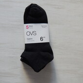 Шкарпетки короткі 5 пари чорні ovs