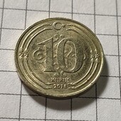 Монета Турції 10 курус 2018