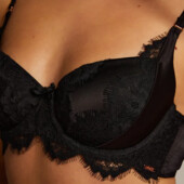 Бюстгальтер ліфчик жіночий атлас+мереживо від hunkemoller.