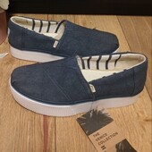 Не пропустіть!Нові брендові мокасини Toms,розмір 38,5 на танкетці!