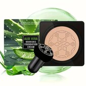 Кушон тональний крем Aloe Vera - зволоження та контроль жирності шкіри