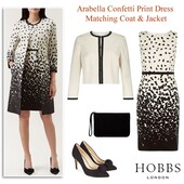 Hobbs , uk14-16, сукня та тренч