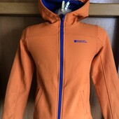 Кофта, куртка софтшел, внутрі фліс, p. 11-12 p. 152 см, Mountain Warehouse. в ідеалі