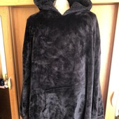 Меховушка довга, плюшева туника, кофта, худи, 3-4XL. F&F, слип, пижама