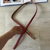 Тонкий кожаный пояс