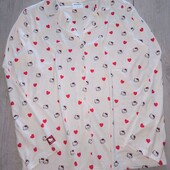 Піжамна блузка Primark, мікрофібра, eur 40-42 / uk 12-14