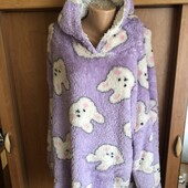 Меховушка, плюшева туника, кофта, худи, L-XL. Primark, слип, пижама, в ідеалі