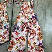 100% viscose Милий комбінезон у квітки є кармани
