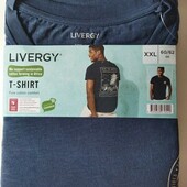 Чоловіча футболка синя Livergy XXL