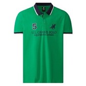 Футболка поло на короткий рукав зелена Livergy L