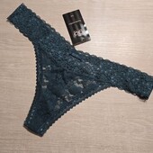 Hunkemoller! Мереживні жіночі труси, стрінги Хл розмір Atlantic deep! Лот 330