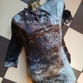 Блуза ворот хомут из вискозы р.54