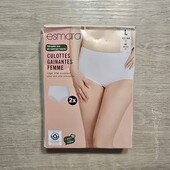 Есмара! Високі коригуючі жіночі труси з утяжкою живота 40/42 євро 46/48 наш 2 шт! Лот 79
