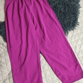 Shein, L, яскраві малинові штанці жатка