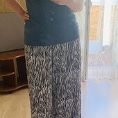 Фірмові штани - палаццо, бренд the chic hero, розмір x plus one size , вільний XL+