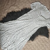 Dorothy Perkins, uk10 міді сукня в горошок, віскоза