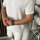 Чоловічий літній костюм білий легкий