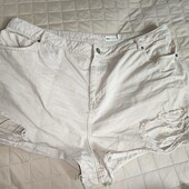Asos, uk24 бавовна , шорти рванки