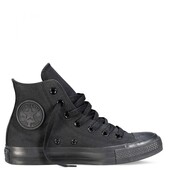 Кеди високі Converse All Star black monochrome high р 39