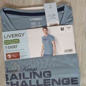 Livergy брендовая мужская футболка размер евро 48/50