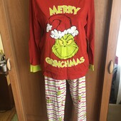 Пижама, комплект, костюм, 100% коттон, L. dr.seuss. grinch. в ідеалі