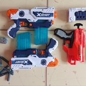 Бластери Nerf, X-shot та ін.