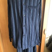Пижама, комплект, размер 2XL. 100% коттон, M&s. ідеал